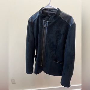 Men’s Zara Leather/Suede Bomber Jacket